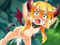 lolibooru 92818 blonde_hair demon_girl demon_wings flat_chest green_eyes large_insertion open_mouth restrained screaming shigehiro_(artist) stomach_bulge torn_clothes.jpg
