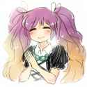 s - hijiri_byakuren f8399 1girl alternate_hairstyle brown_hair closed_eyes gradient_hair multicolored_hair purple_hair solo twintails pog touhou.png