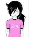 Tomoko slut tshirt.jpg